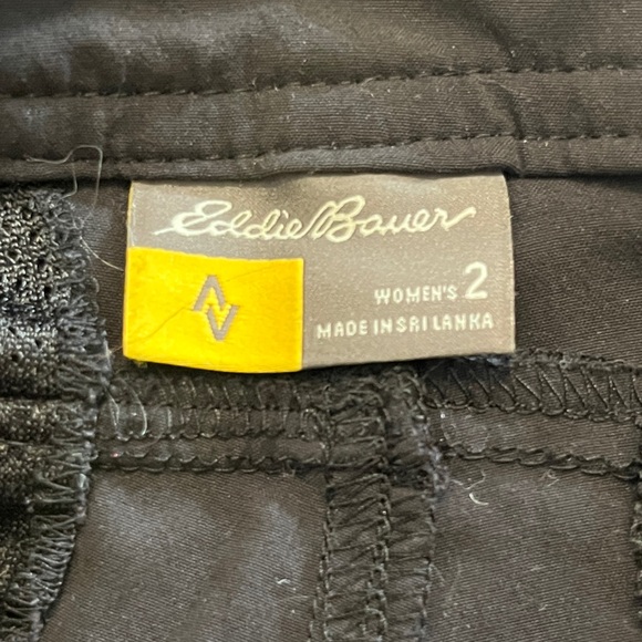 Eddie Bauer Black Mid-Length Performance Bermuda Shorts - Picture 2 of 9